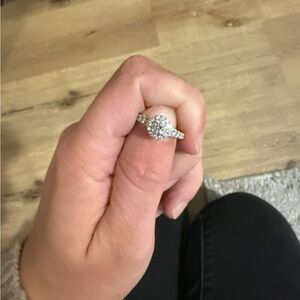 KAYS Tolkowsky Engagement Ring and Band Sz 4